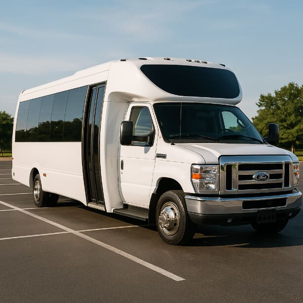 Mobile Shuttle Bus Rentals 20 Passenger Shuttle Bus