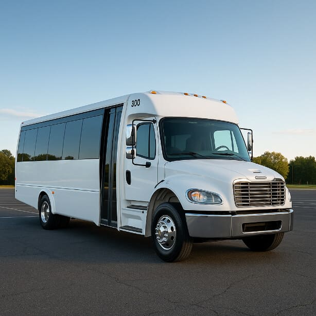 Mobile Shuttle Bus Rentals 25 Passenger Shuttle Bus