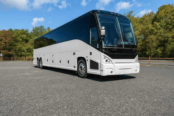 Mobile Shuttle Bus Rentals 56 Passenger Shuttle Bus