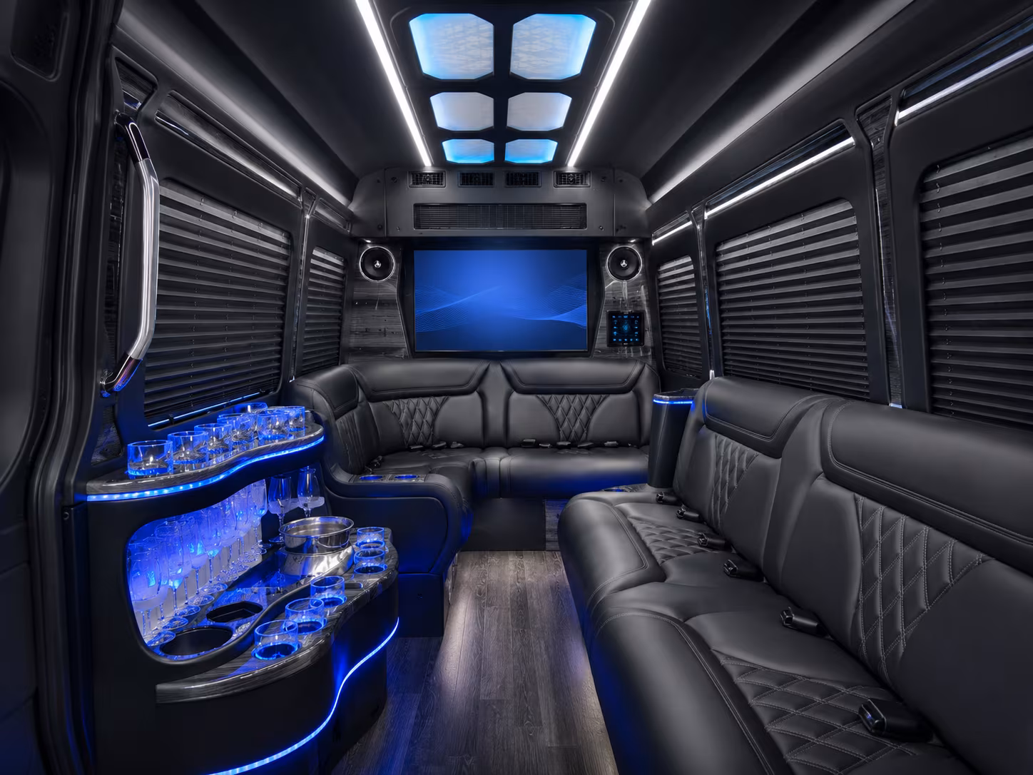 guest shuttles to red or white wine gourmet center and wedding venues around mobile