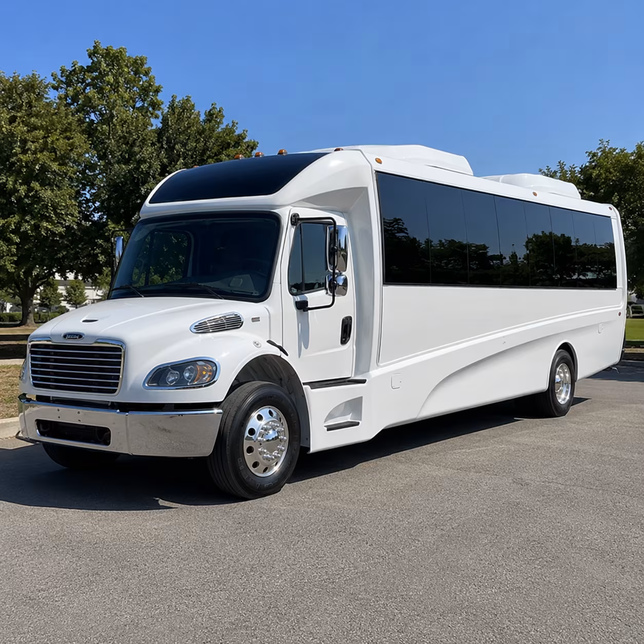 mobile airport shuttle bus rentals for private groups