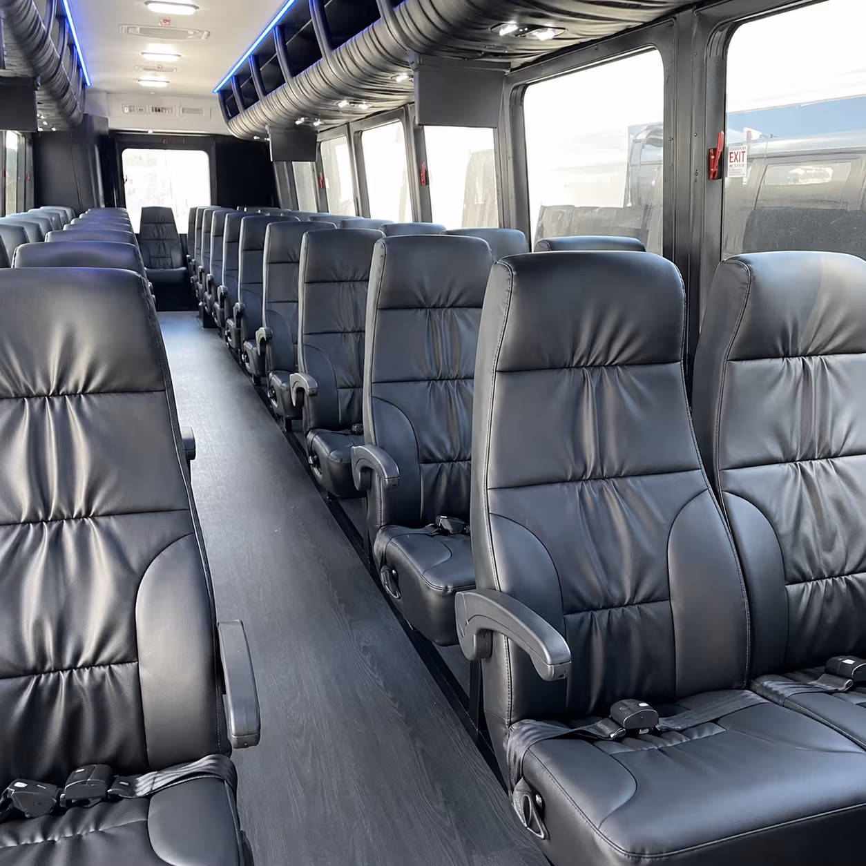 mobile hospital and campus shuttle bus rentals