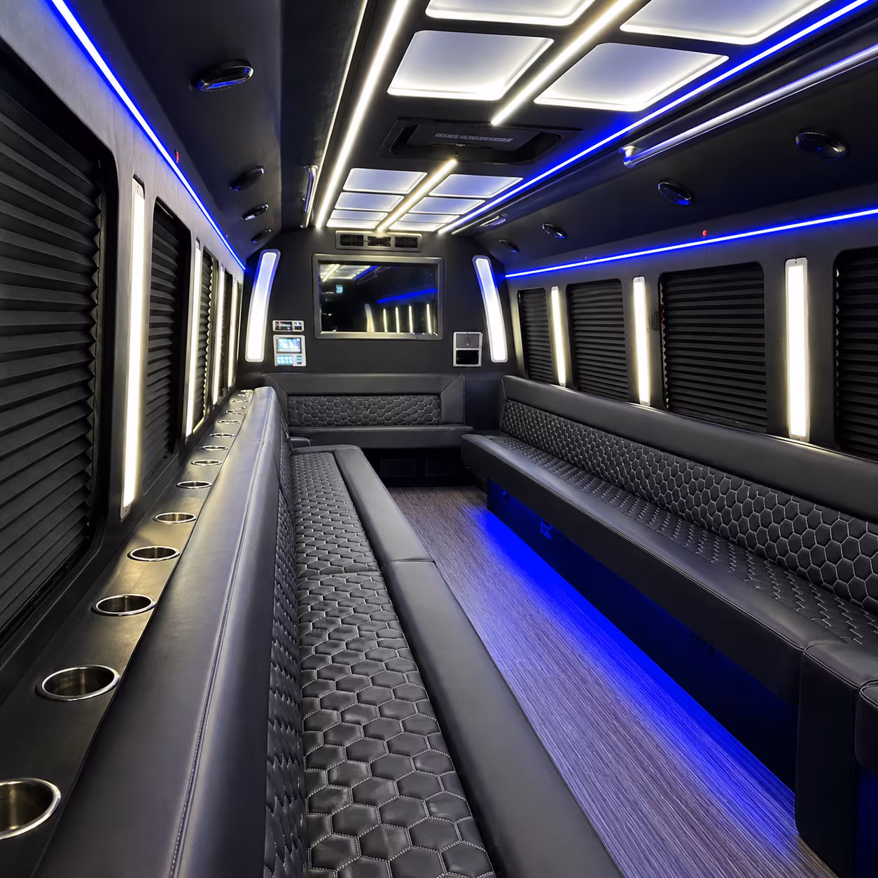 mobile military ball ceremony and veterans group transportation