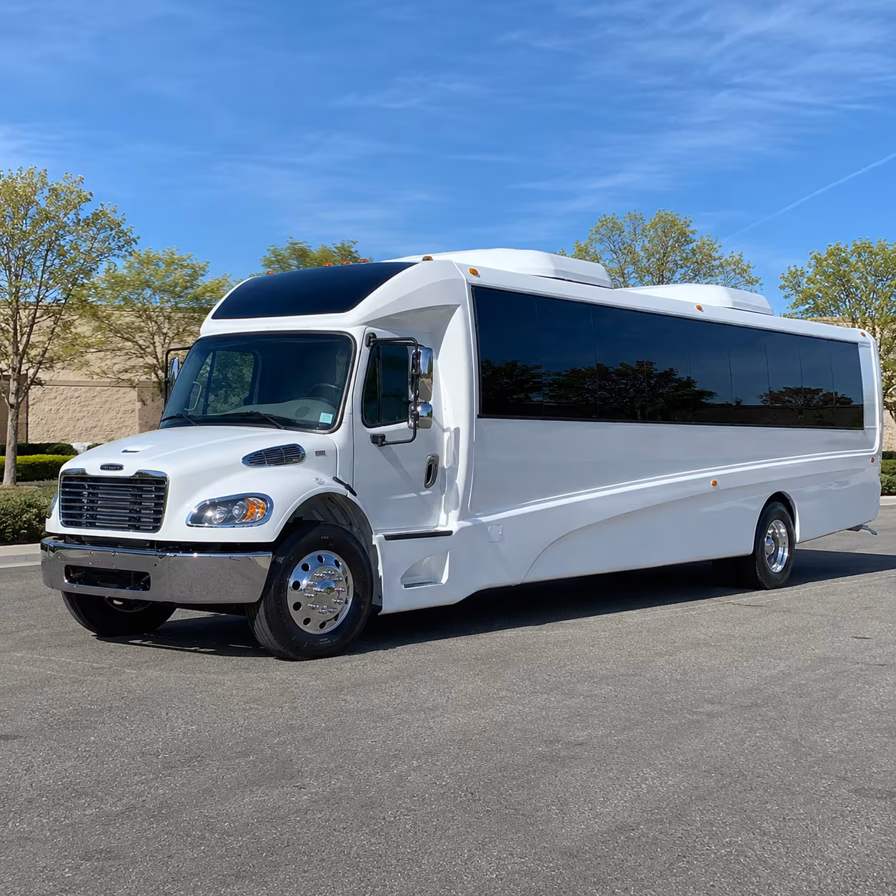 mobile parking shuttle and park and ride bus rentals