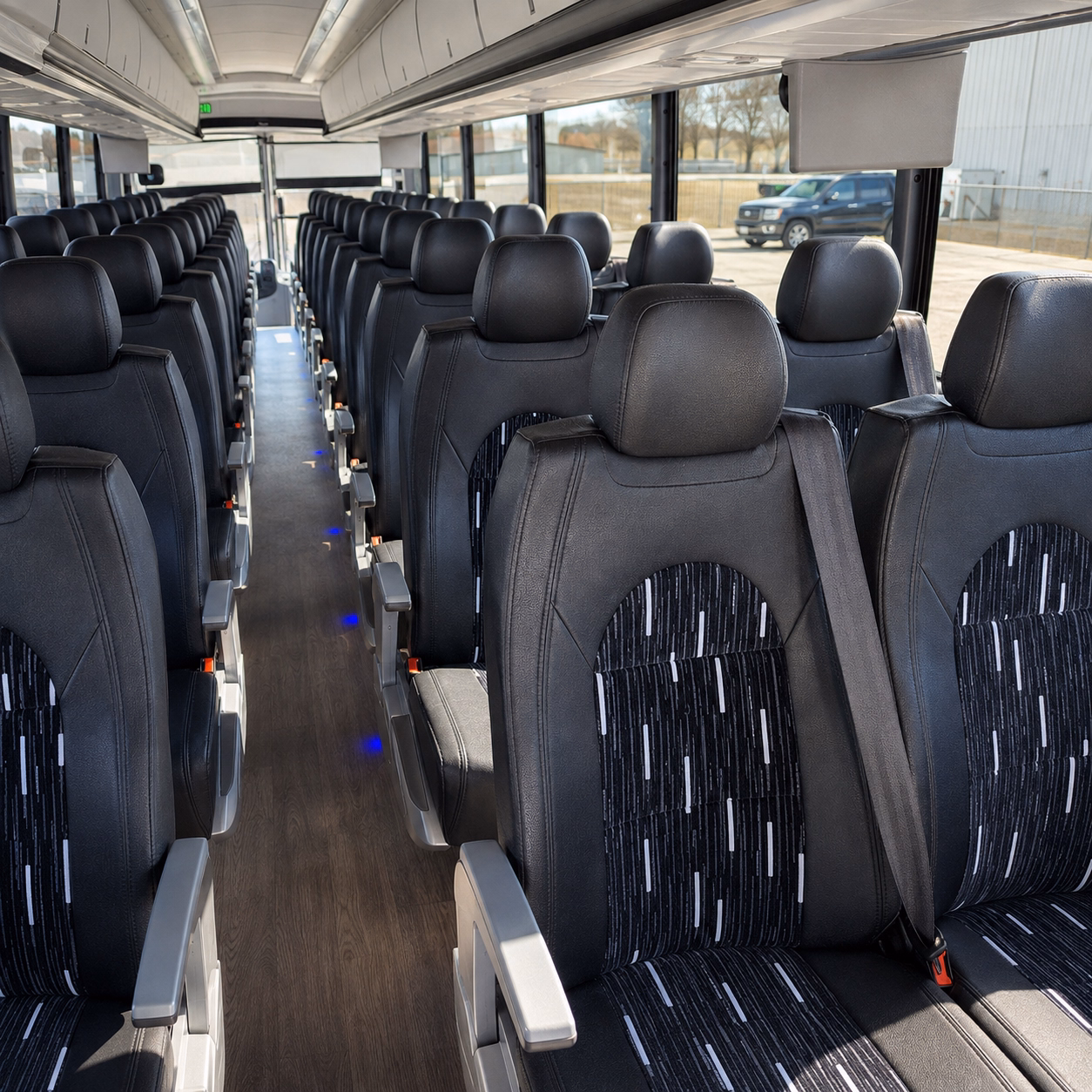 student athlete band and academic competition charter buses